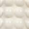 Hello Honey® White Raised Dots Stoneware Canister with Acacia Wood Lid